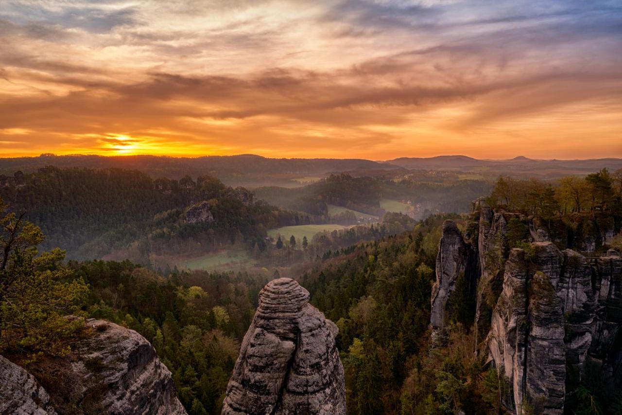 4-Bettzimmer Saechsische Schweiz Mittelndorf Екстер'єр фото